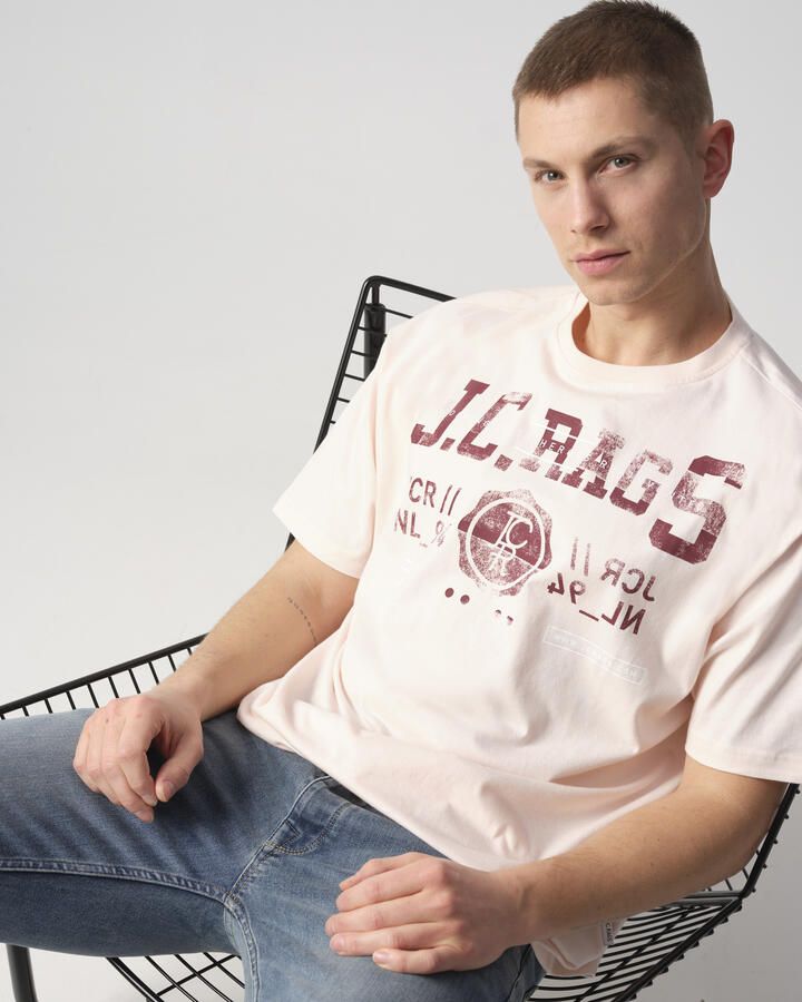 J.C. Rags T-shirt met printopdruk pink salt - Foto 2