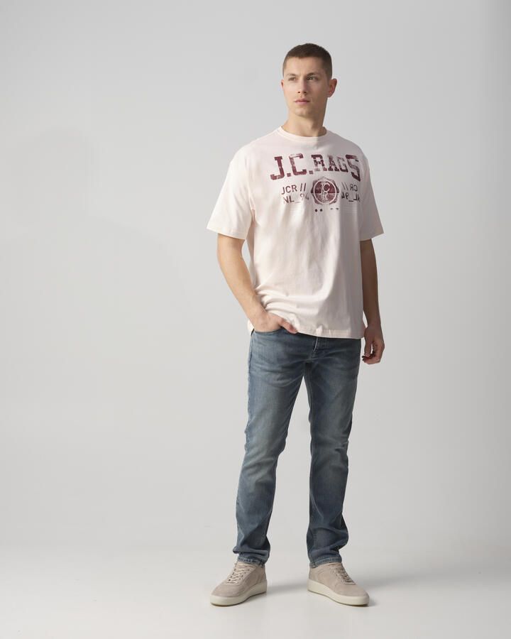 J.C. Rags T-shirt met printopdruk pink salt - Foto 3