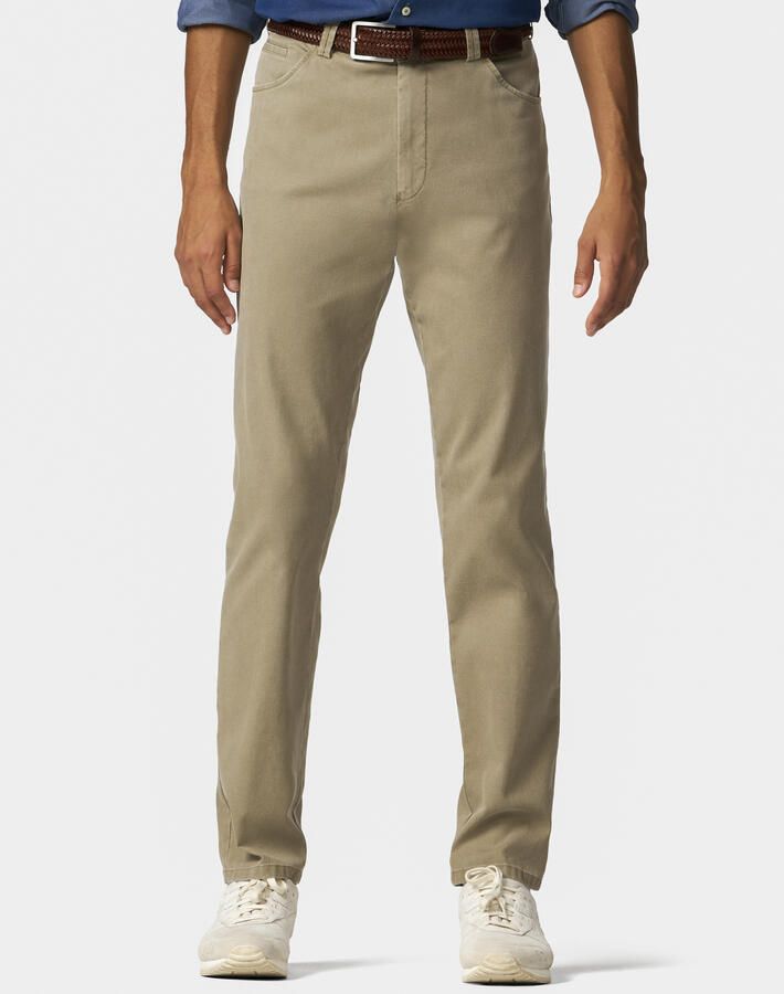 Meyer Taupe Dublin Chino Broek Beige Heren - Foto 5