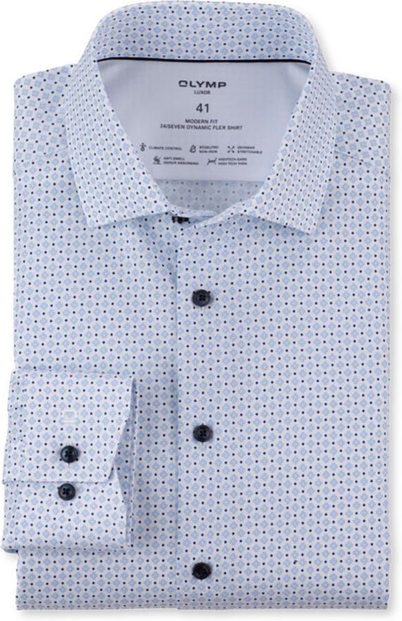 Olymp Regular fit zakelijk overhemd met kentkraag - Foto 3
