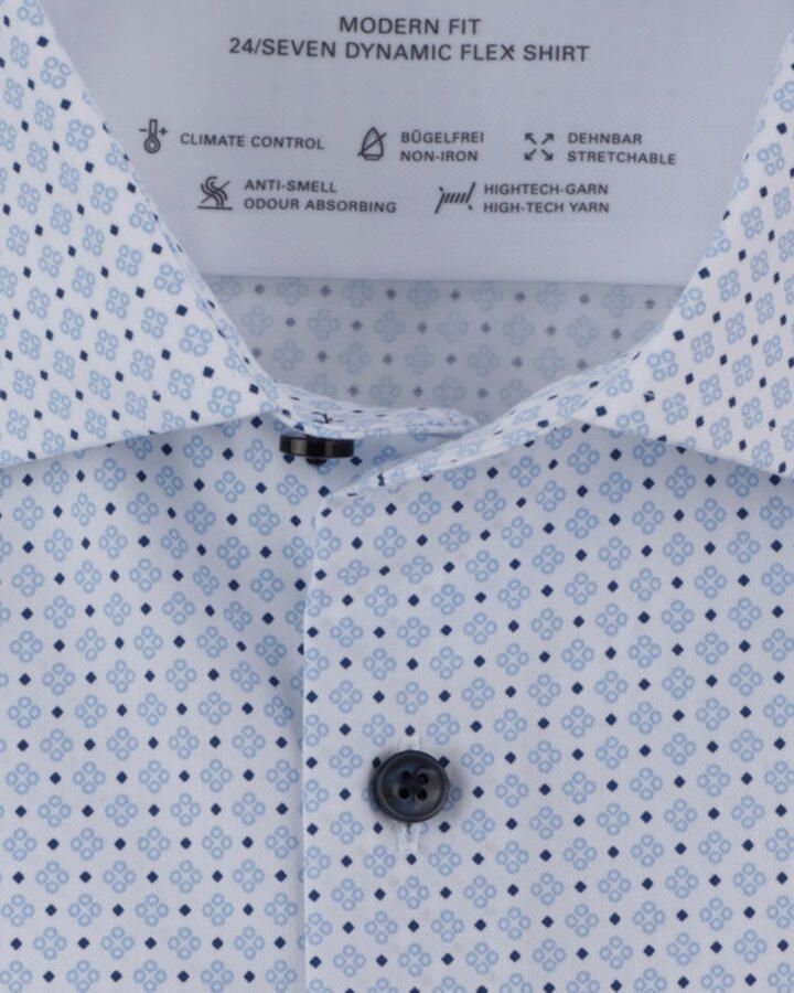 Olymp Regular fit zakelijk overhemd met kentkraag