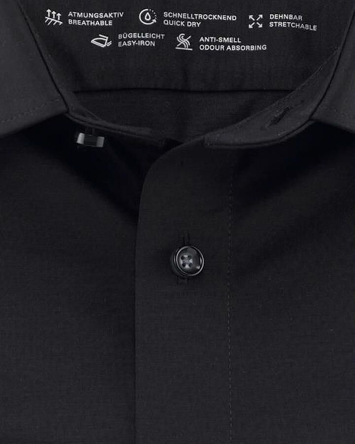 OLYMP Overhemd met lange mouwen Luxor 24 Seven modern fit jersey shirt met geurremmende materiaaleigenschappen - Foto 2