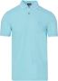 BOSS slim fit polo Passertip met contrastbies open blue - Thumbnail 2