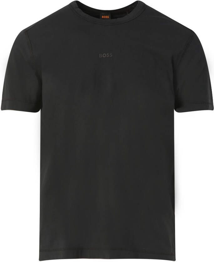 BOSS Casualwear T-shirt met labeldetail model 'Tokks'