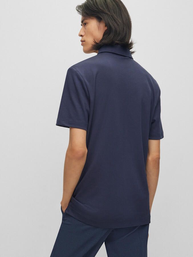 Hugo Boss Polo Shirt Korte Mouw Goede Prijs-kwaliteitverhouding Blue Heren - Foto 2