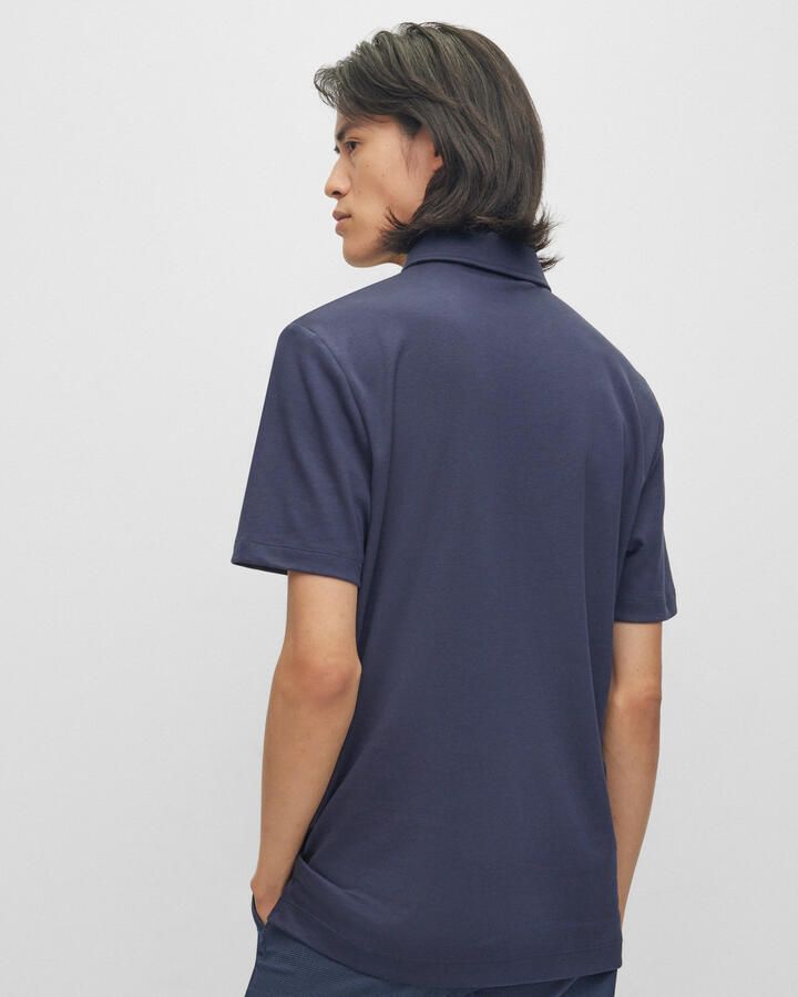 Hugo Boss Polo Shirt Korte Mouw Goede Prijs-kwaliteitverhouding Blue Heren