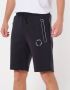 Hugo Boss Sportieve Regular Fit Shorts met Cirkelvormige Logo's Blue Heren - Thumbnail 2