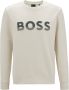 BOSS Athleisurewear Sweatshirt met labelprint model 'SALBO' - Thumbnail 1