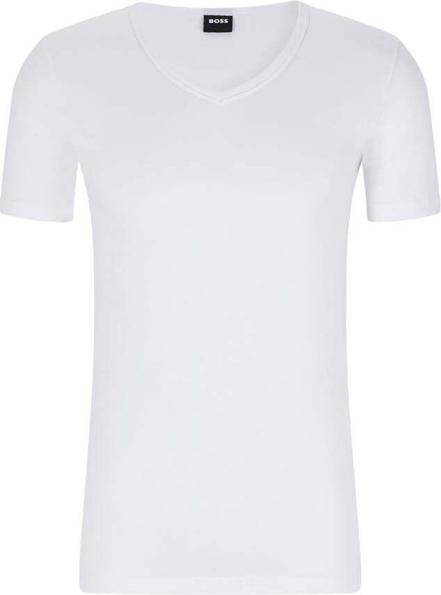 Boss T-shirt met V-hals in een set van 2 stuks model 'Modern'