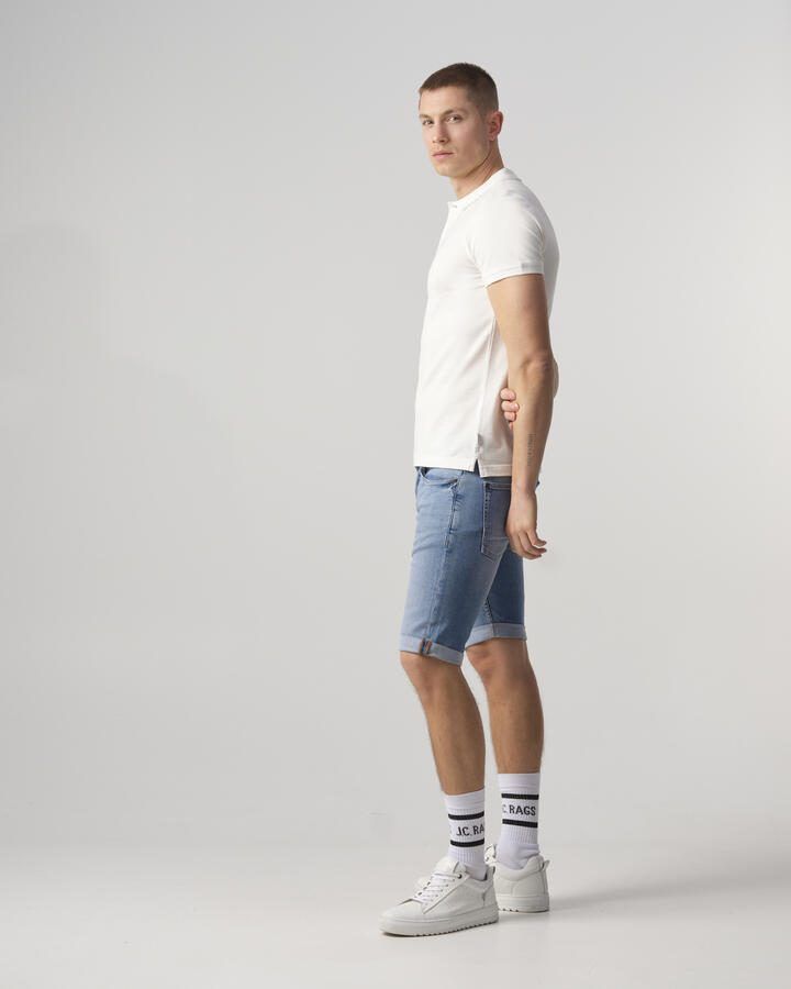 J.C. Rags polo met logo coconut milk - Foto 3