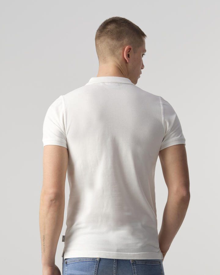 J.C. Rags polo met logo coconut milk - Foto 4