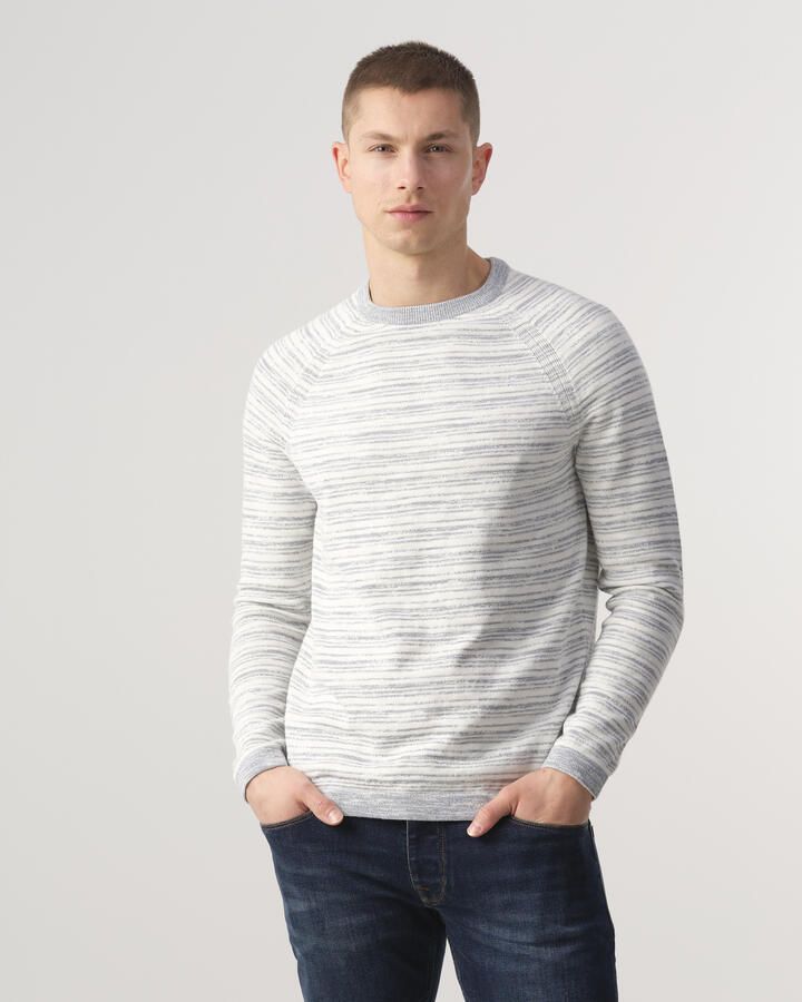 J.C. Rags gestreepte trui Cyriel bluefin stripe