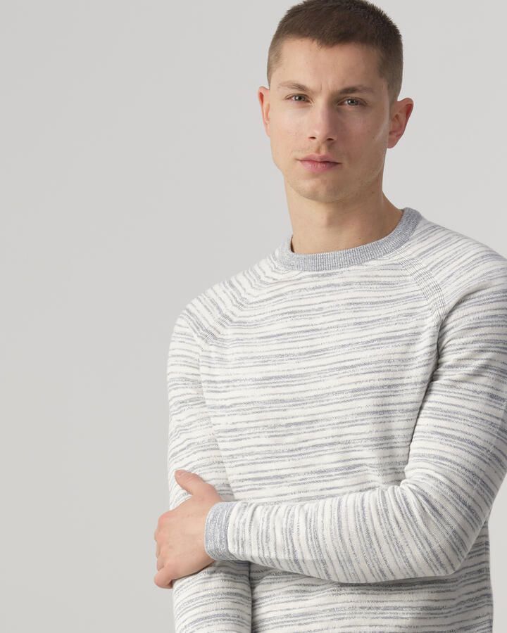 J.C. Rags gestreepte trui Cyriel bluefin stripe - Foto 4