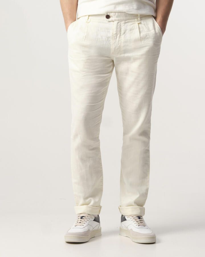 J.C. Rags regular fit chino Jaap coconut milk