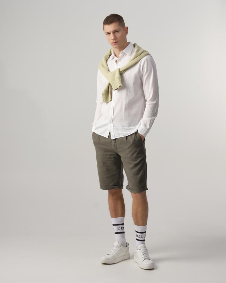 J.C. Rags regular fit short Jaap burned green - Foto 2