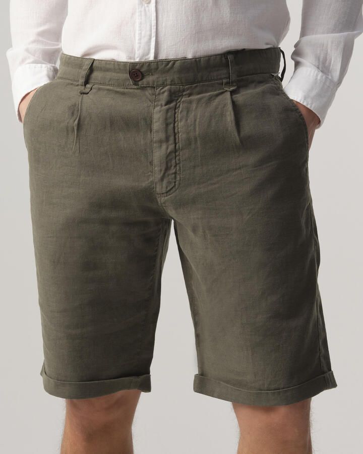 J.C. Rags regular fit short Jaap burned green - Foto 3