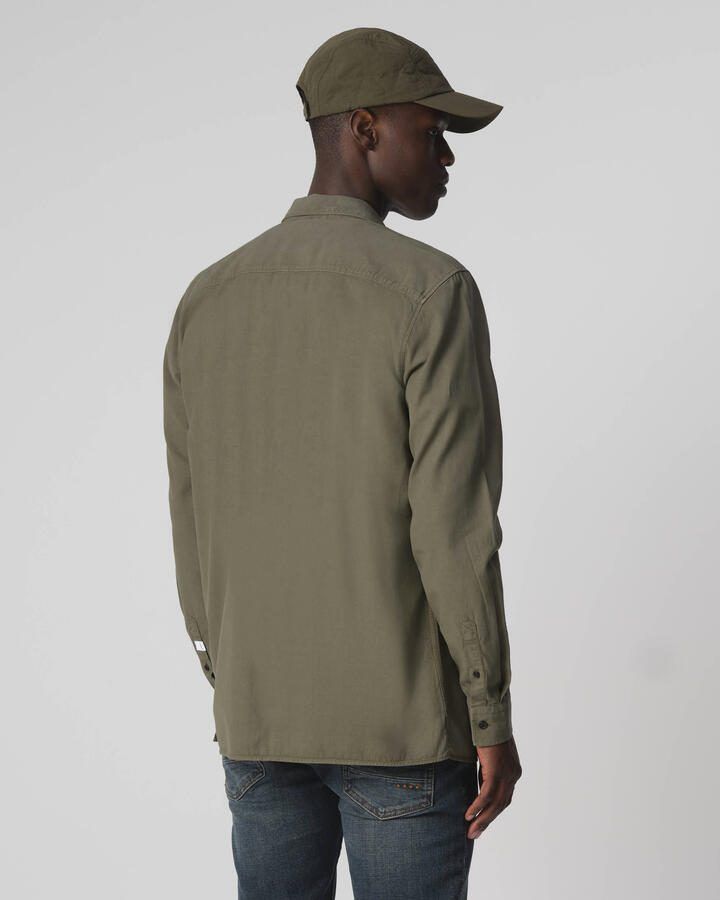 J.C. Rags regular fit overhemd RHILEY olive night - Foto 5