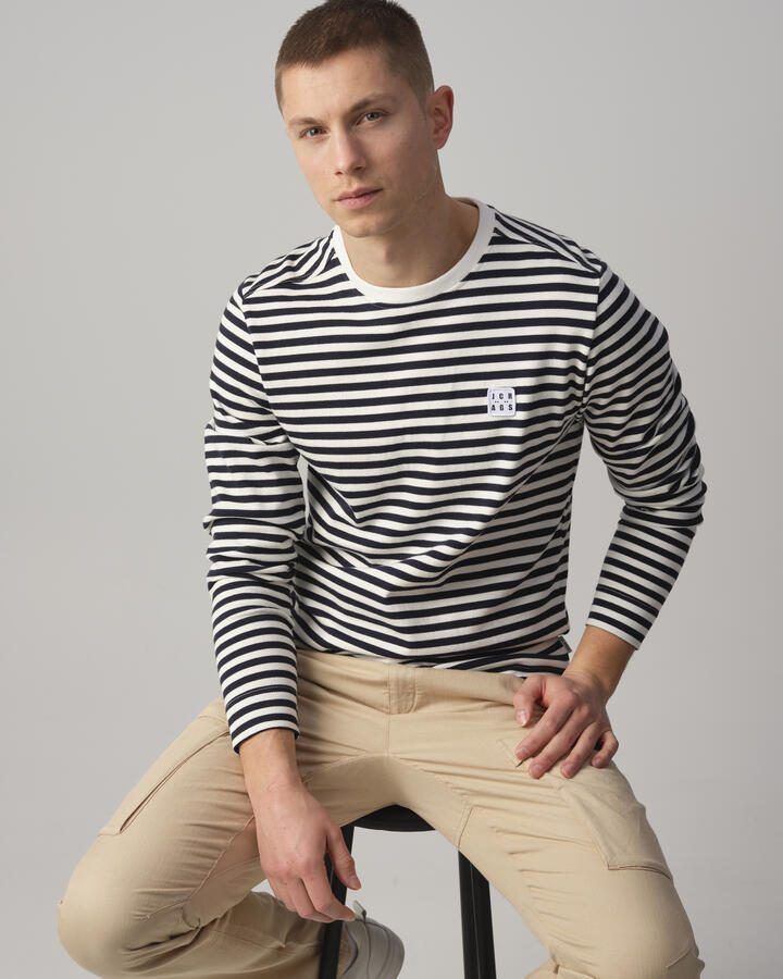 J.C. Rags gestreepte longsleeve Ricky sky captain - Foto 2