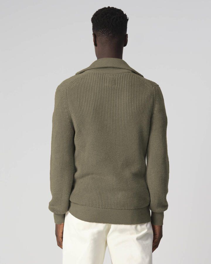 J.C. Rags gebreide trui Olive Night - Foto 4