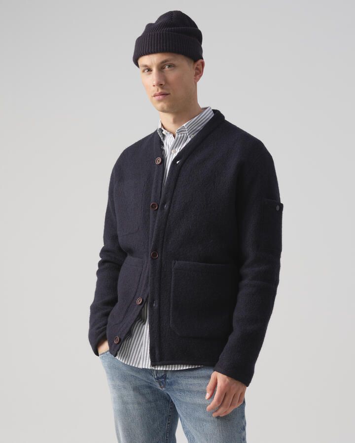 J.C. Rags wollen vest ROSWELL sky captain