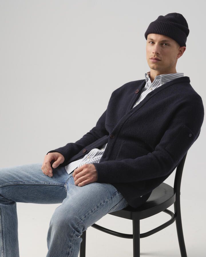 J.C. Rags wollen vest ROSWELL sky captain - Foto 2
