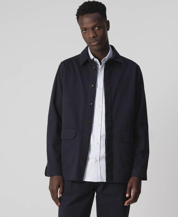 J.C. Rags regular fit overshirt RYLAND sky captain