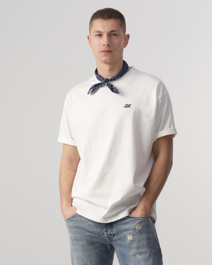 J.C. Rags T-shirt Tom met backprint coconut milk