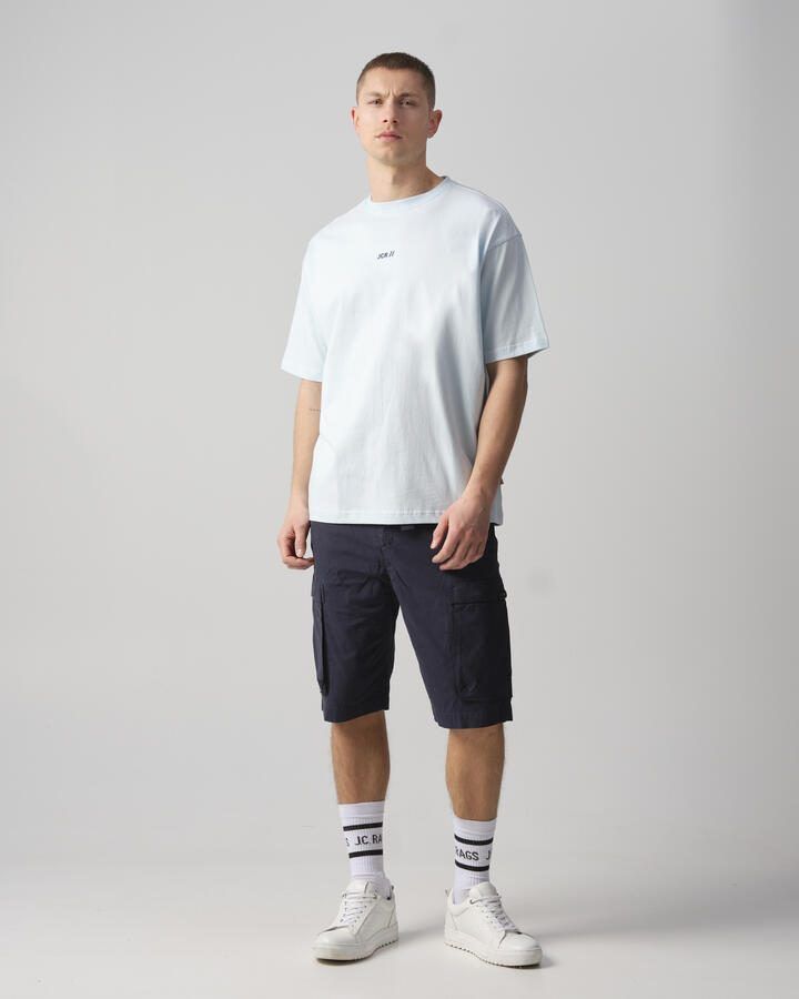 J.C. Rags T-shirt Tony met logo baby blue - Foto 3