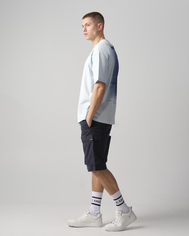 J.C. Rags T-shirt Tony met logo baby blue - Foto 4
