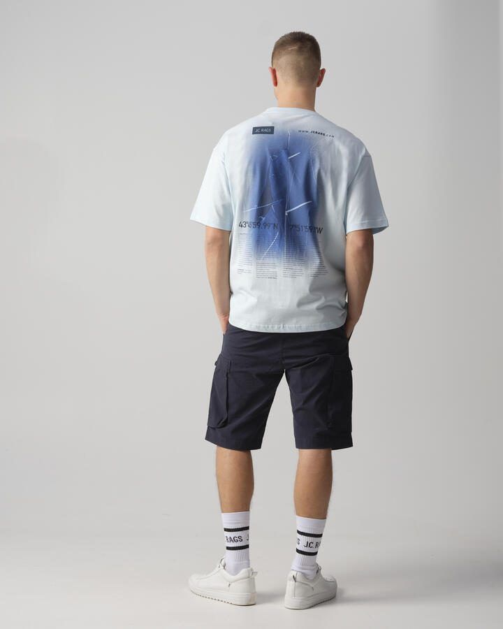 J.C. Rags T-shirt Tony met logo baby blue - Foto 5
