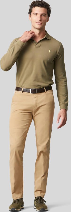 Meyer Beige Broek met Regular Fit en Hoogwaardige Afwerking Beige Heren - Foto 15