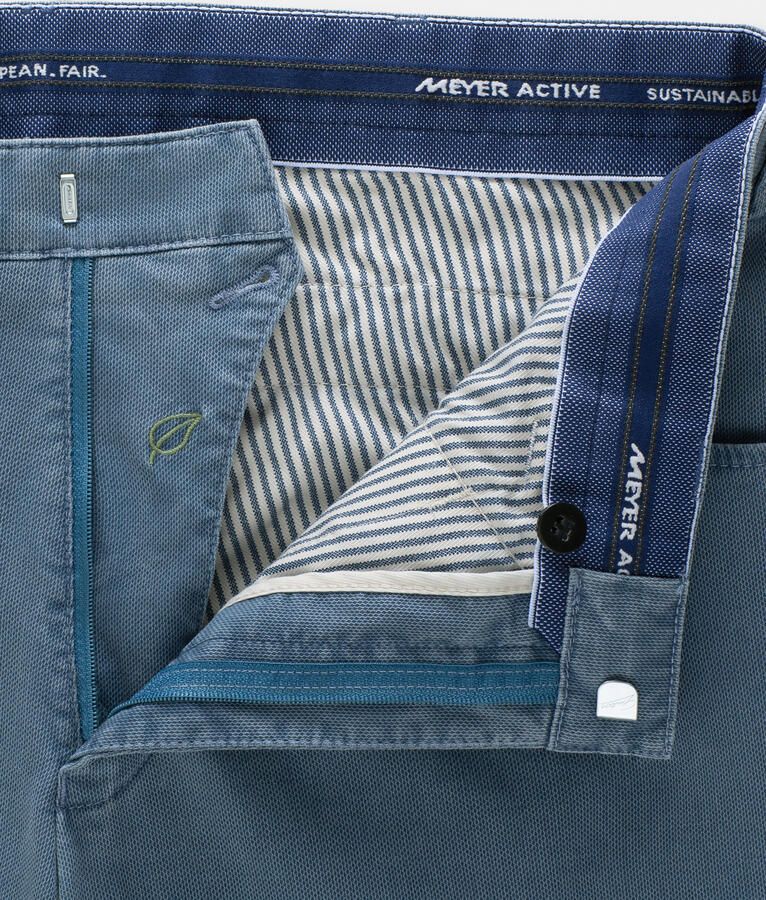 Meyer Chino Broek Dublin Grijs Gray Heren - Foto 3