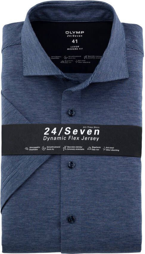 Olymp 24 Seven Modern Fit Heren Overhemd KM