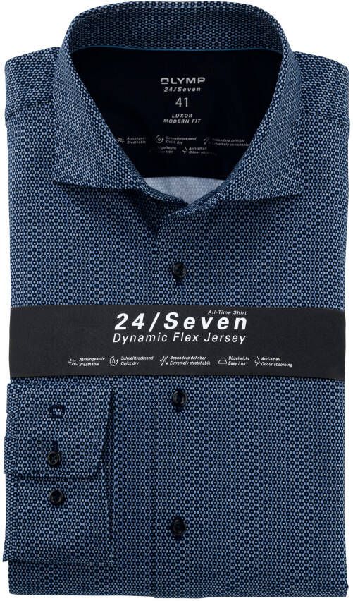 Olymp 24 Seven Modern Fit Heren Overhemd LM