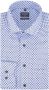 Olymp Luxor Overhemd Print Lichtblauw - Thumbnail 1