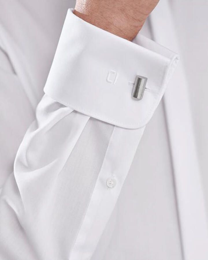 Olymp smoking overhemd Luxor Modern Fit normale fit wit effen katoen