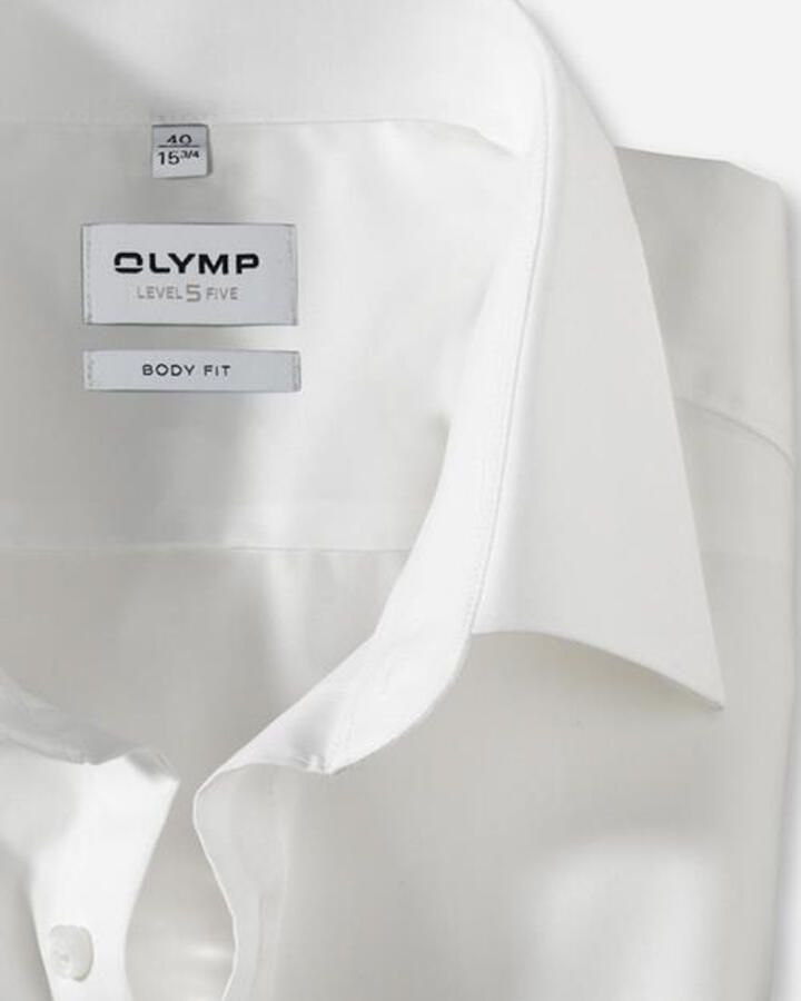 OLYMP Level Five Slim fit zakelijk overhemd met stretch en extra lange mouwen - Foto 3