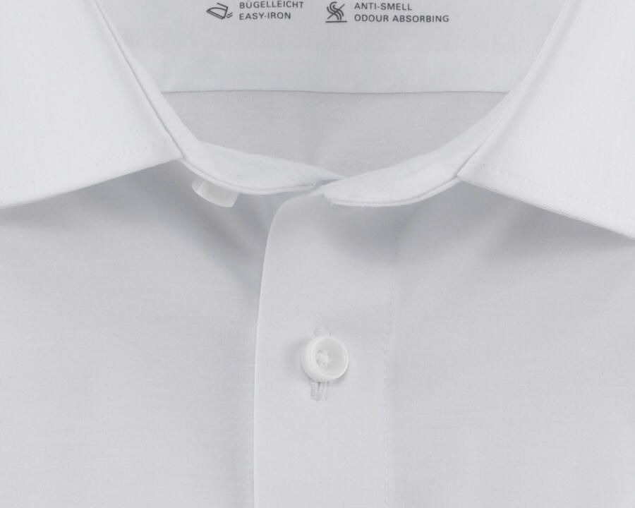 OLYMP Overhemd met lange mouwen Luxor 24 Seven modern fit jersey shirt met geurremmende materiaaleigenschappen