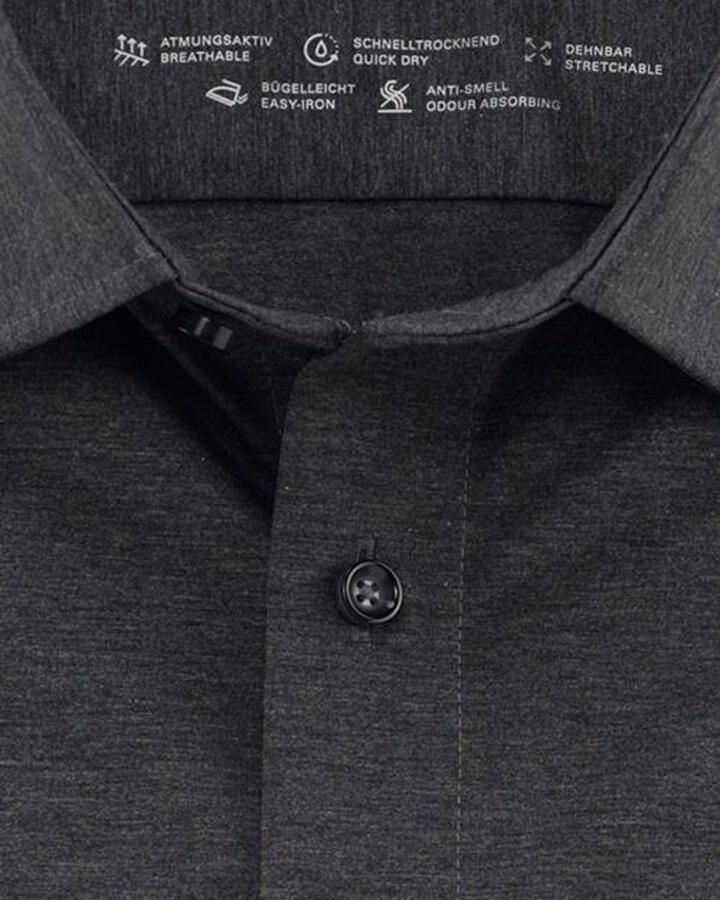 OLYMP Overhemd met lange mouwen Luxor 24 Seven modern fit jersey shirt met geurremmende materiaaleigenschappen - Foto 3