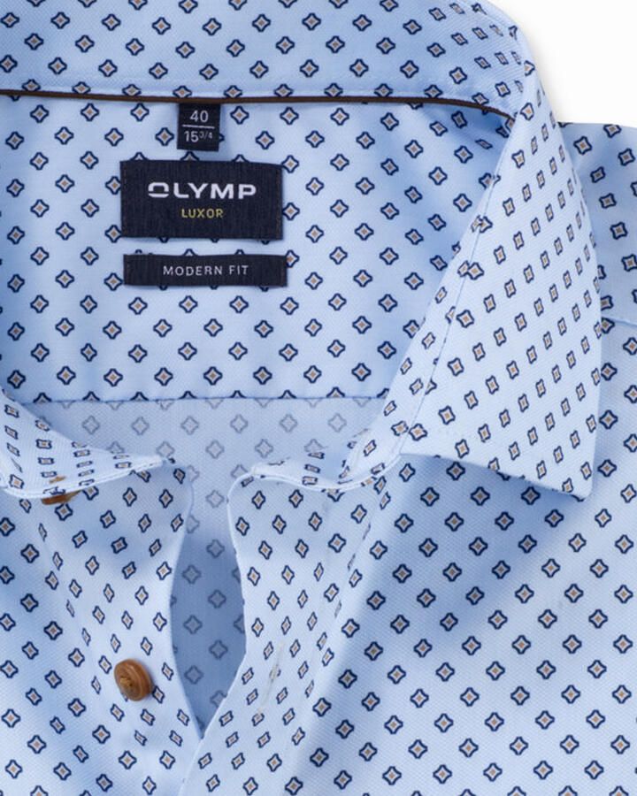 Olymp Modern fit zakelijk overhemd met kentkraag