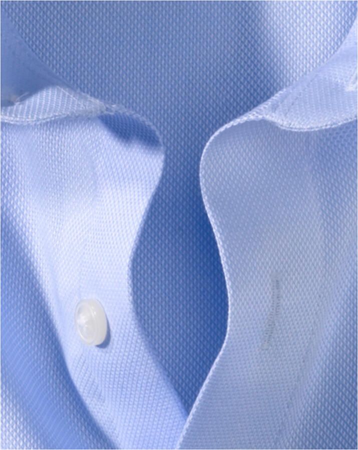 Olymp Overhemd lichtblauw uni oxford look modern fit - Foto 3