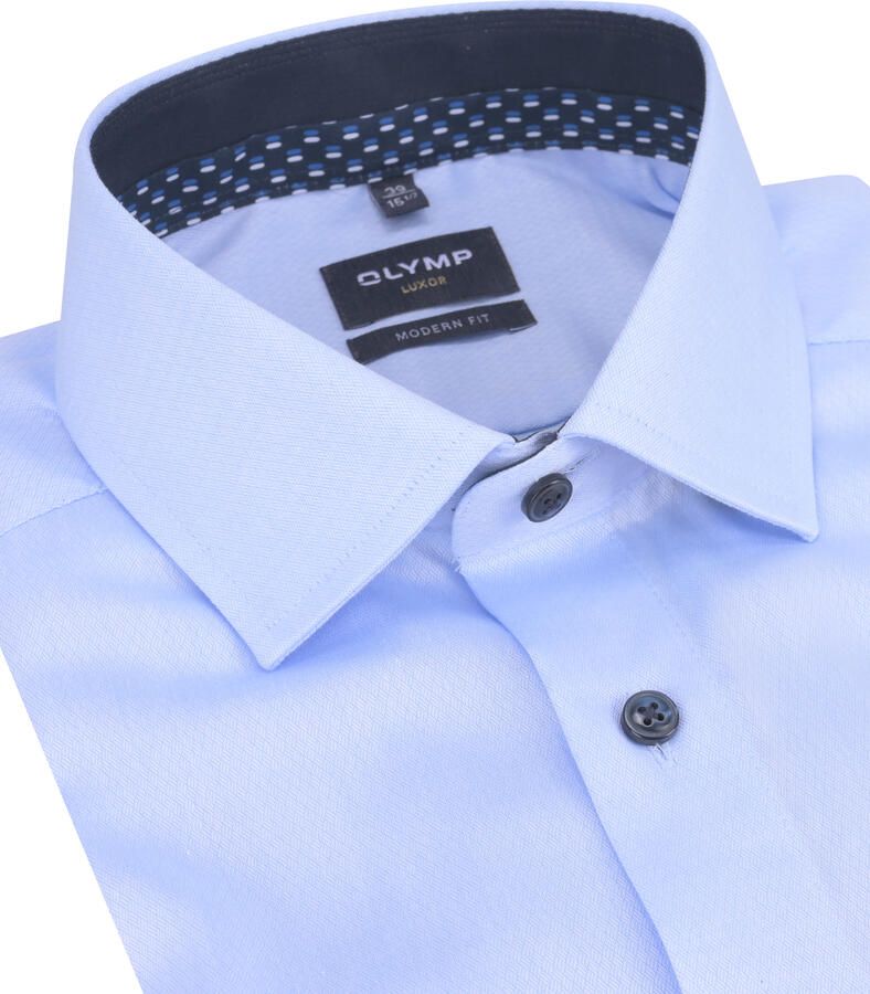 Olymp Modern fit zakelijk overhemd met borstzak model 'Global' - Foto 3