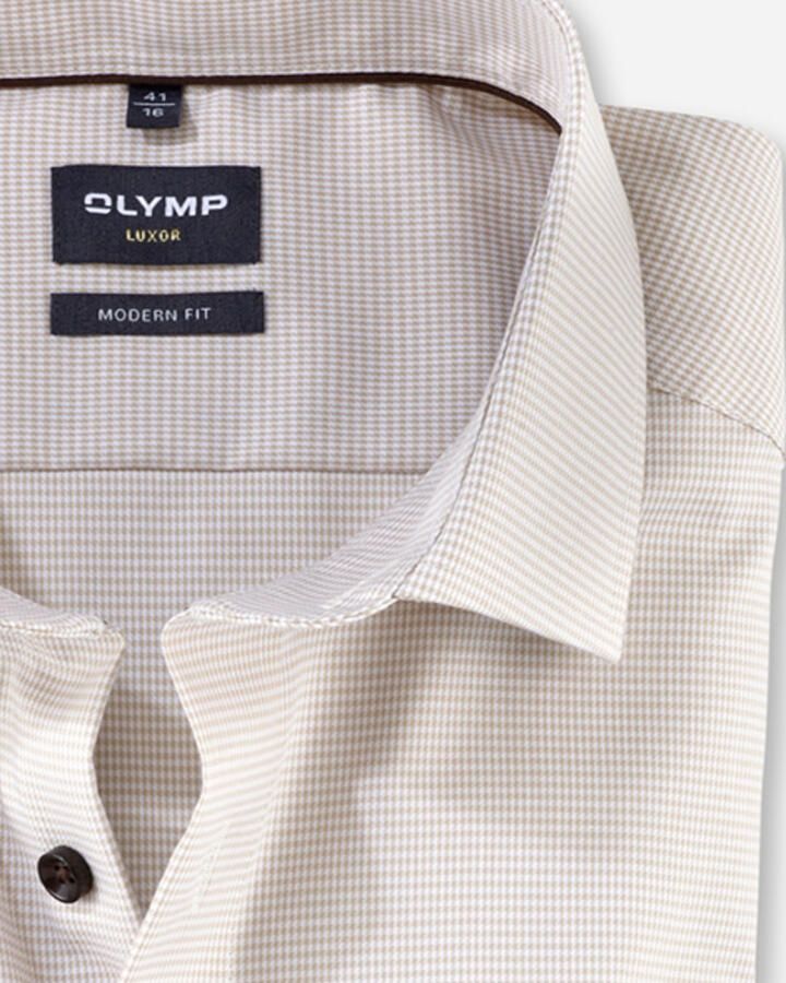 OLYMP Businessoverhemd Luxor modern fit bijzonder fijne licht veranderende weefpatronen - Foto 2