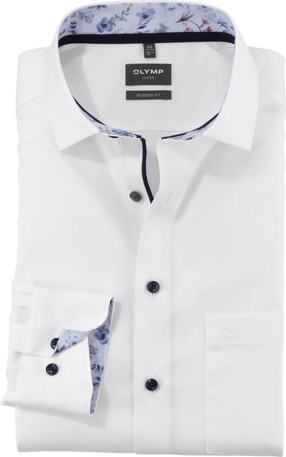 Olymp Modern fit zakelijk overhemd met knoopsluiting - Foto 2