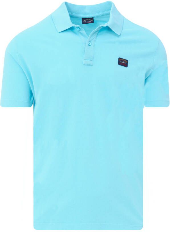 PAUL & SHARK Lichtblauw Polo Shirt Klassiek en Stijlvol Blauw Heren