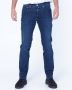 Pierre Cardin jeans donkerblauw uni katoen normale fit - Thumbnail 3