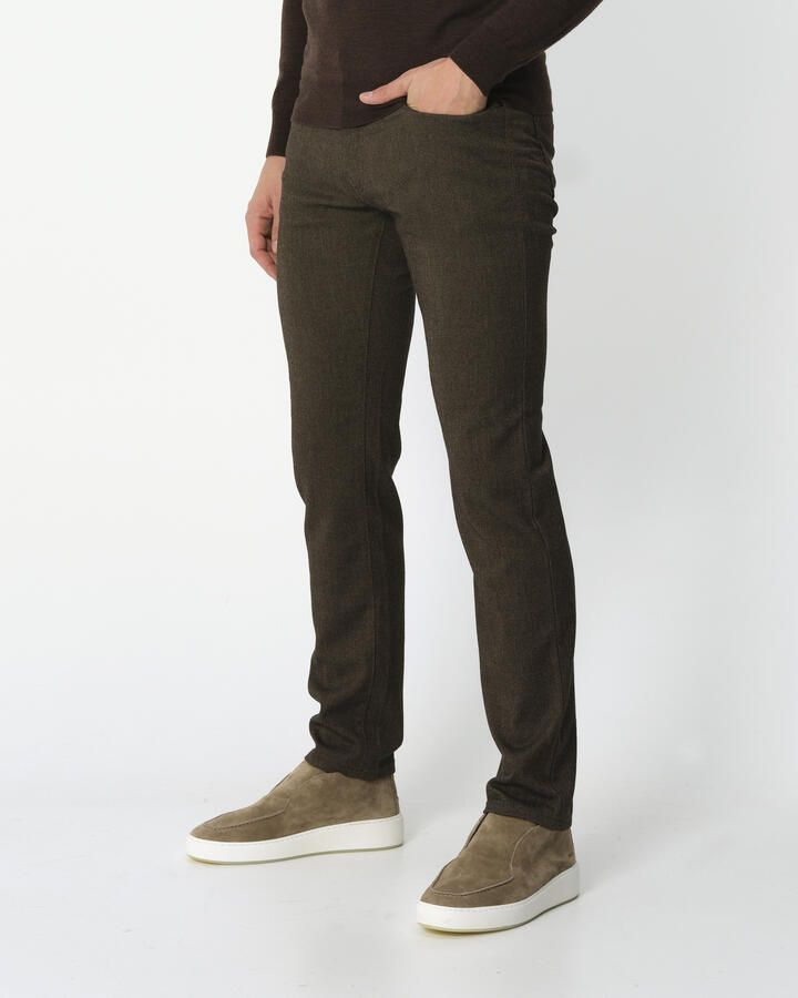 Pierre Cardin Tapered fit stoffen broek in gemêleerde look - Foto 2