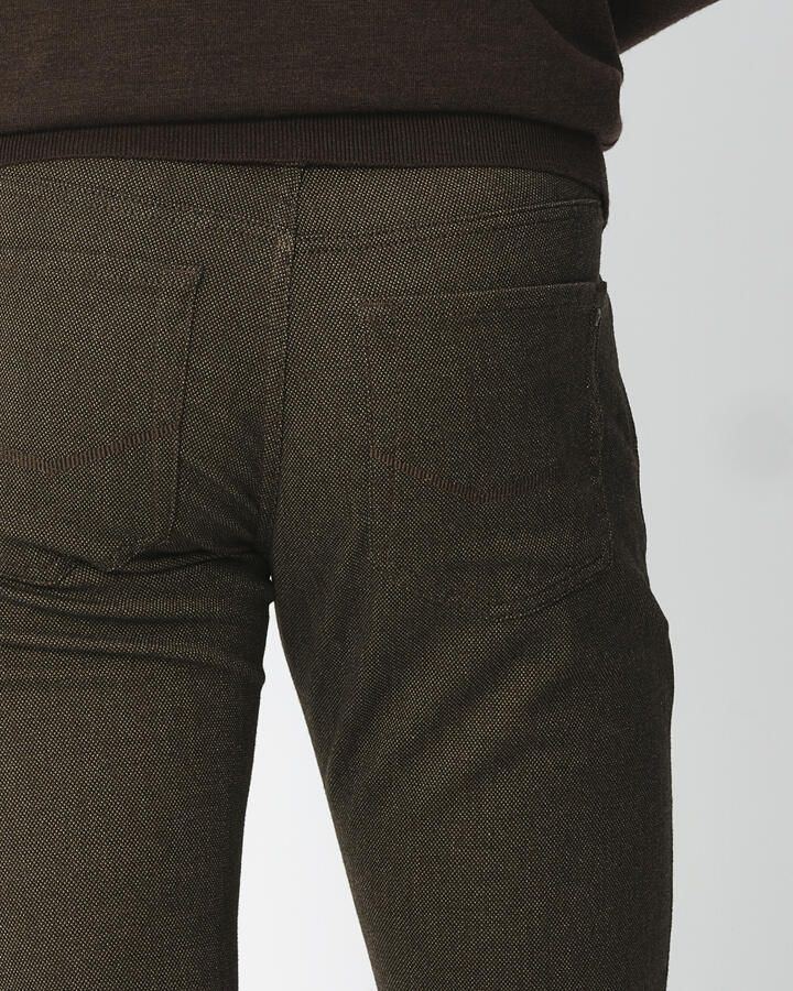 Pierre Cardin Tapered fit stoffen broek in gemêleerde look - Foto 4