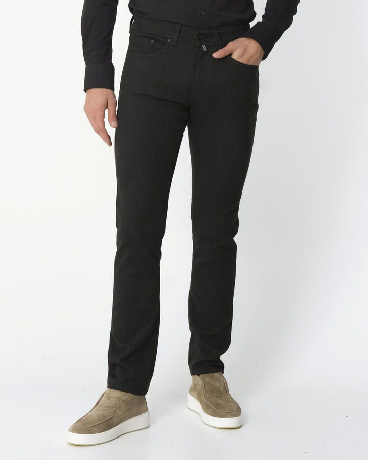 Pierre Cardin Tapered fit stoffen broek in gemêleerde look - Foto 5