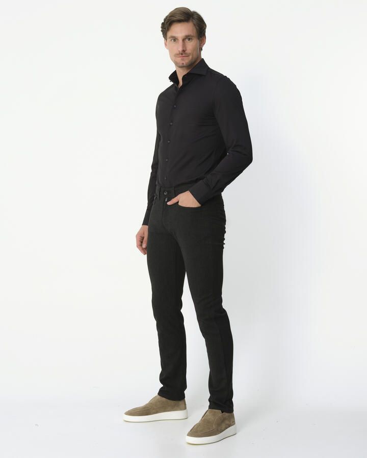 Pierre Cardin Tapered fit stoffen broek in gemêleerde look - Foto 2